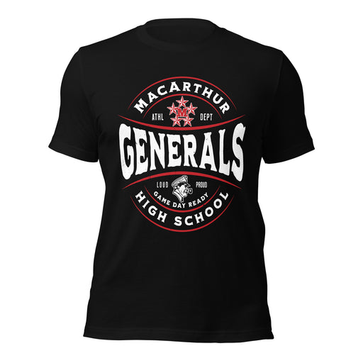 MacArthur High School Generals Black Premium Unisex T-shirt 218