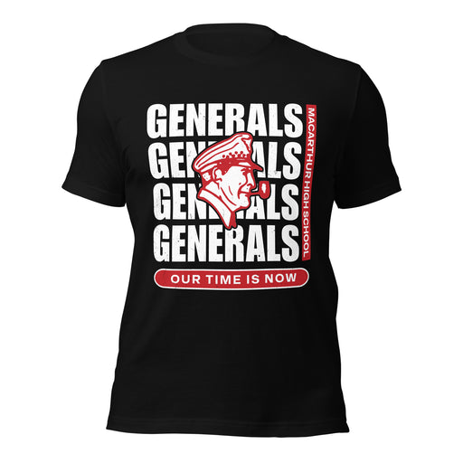 MacArthur High School Generals Black Premium Unisex T-shirt 235