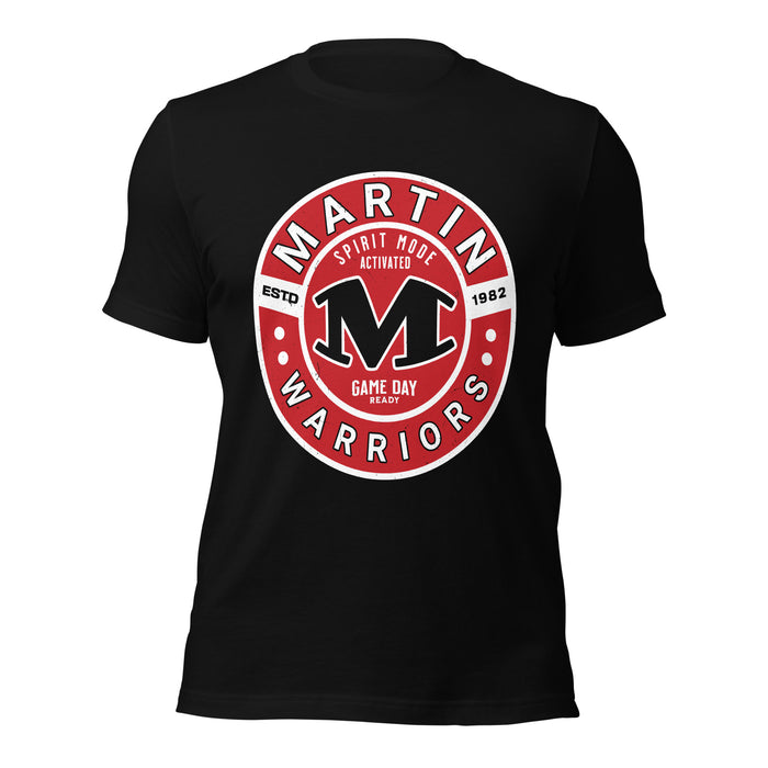Martin High School Warriors Black Premium Unisex T-shirt 239