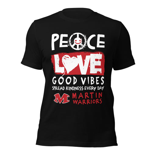 Martin High School Warriors Black Premium Unisex T-shirt 240