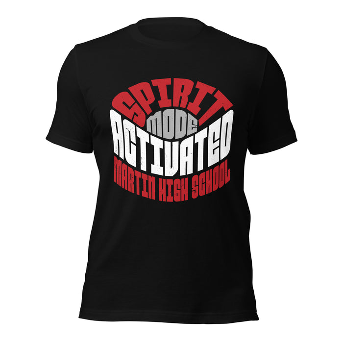 Martin High School Warriors Black Premium Unisex T-shirt 242