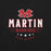 Close-up view of Martin High School Warriors Black Premium Unisex T-shirt 217