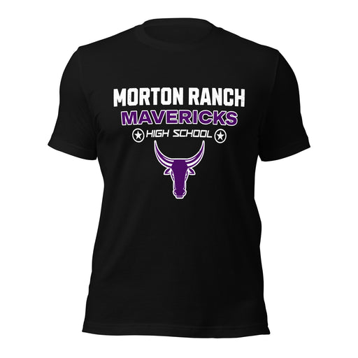 Morton Ranch High School Mavericks Premium Black Unisex T-shirt 003