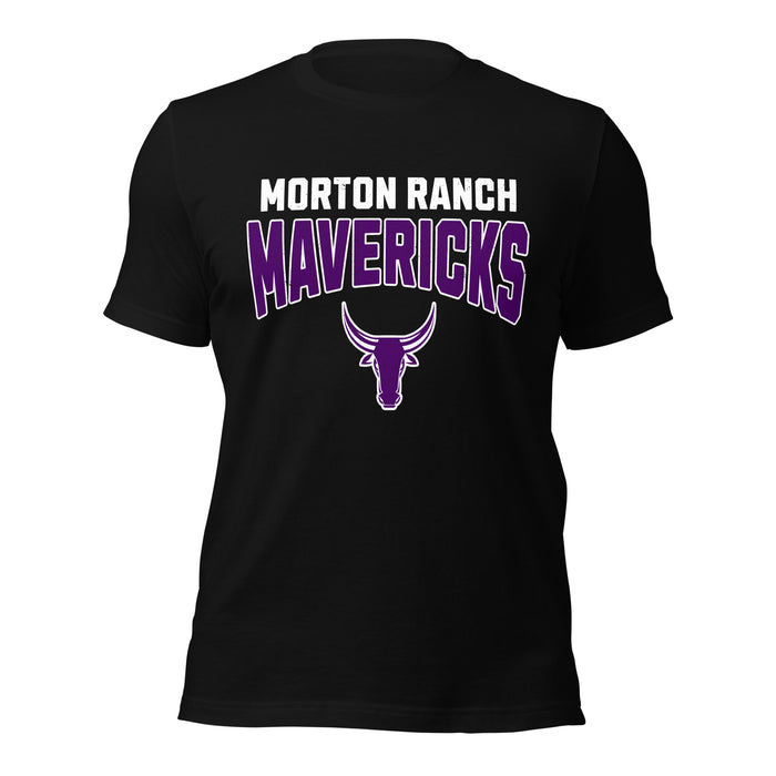 Morton Ranch High School Mavericks Premium Black Unisex T-shirt 234