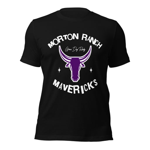 Morton Ranch High School Mavericks Premium Black Unisex T-shirt 228
