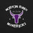 Close-up view of Morton Ranch High School Mavericks Premium Black Unisex T-shirt 228