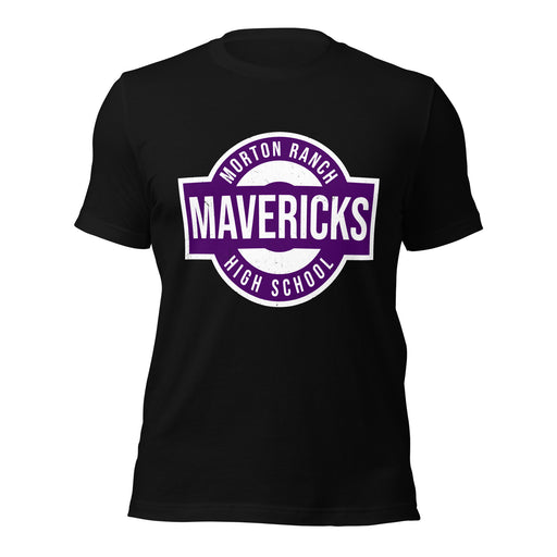 Morton Ranch High School Mavericks Premium Black Unisex T-shirt 011