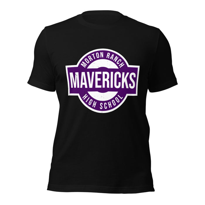 Morton Ranch High School Mavericks Premium Black Unisex T-shirt 011