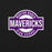 Close-up view of Morton Ranch High School Mavericks Premium Black Unisex T-shirt 011