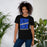 Woman wearing New Caney High School Eagles Black Premium Unisex T-shirt 241