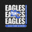 Close-up view of New Caney High School Eagles Black Premium Unisex T-shirt 235