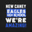Close-up view of New Caney High School Eagles Black Premium Unisex T-shirt 231