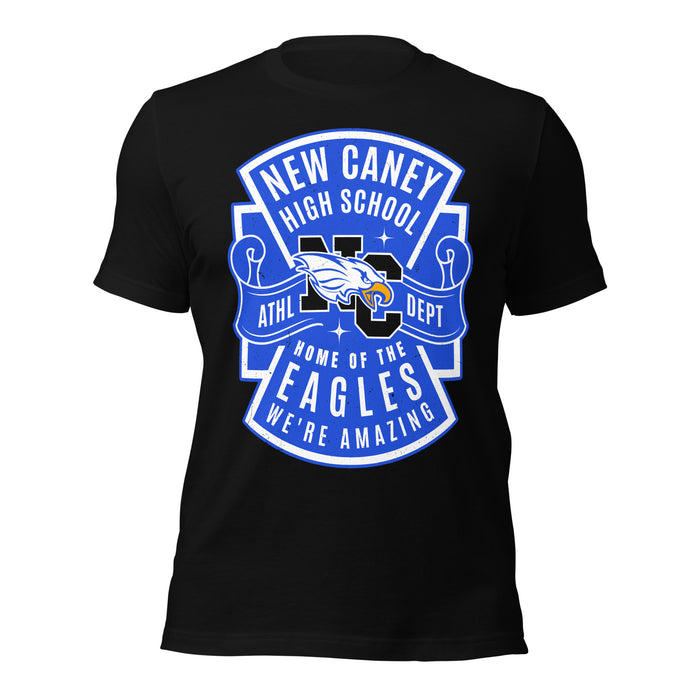 New Caney High School Eagles Black Premium Unisex T-shirt 207