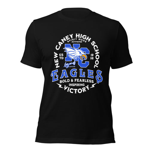 New Caney High School Eagles Black Premium Unisex T-shirt 206