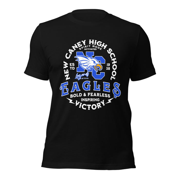 New Caney High School Eagles Black Premium Unisex T-shirt 206