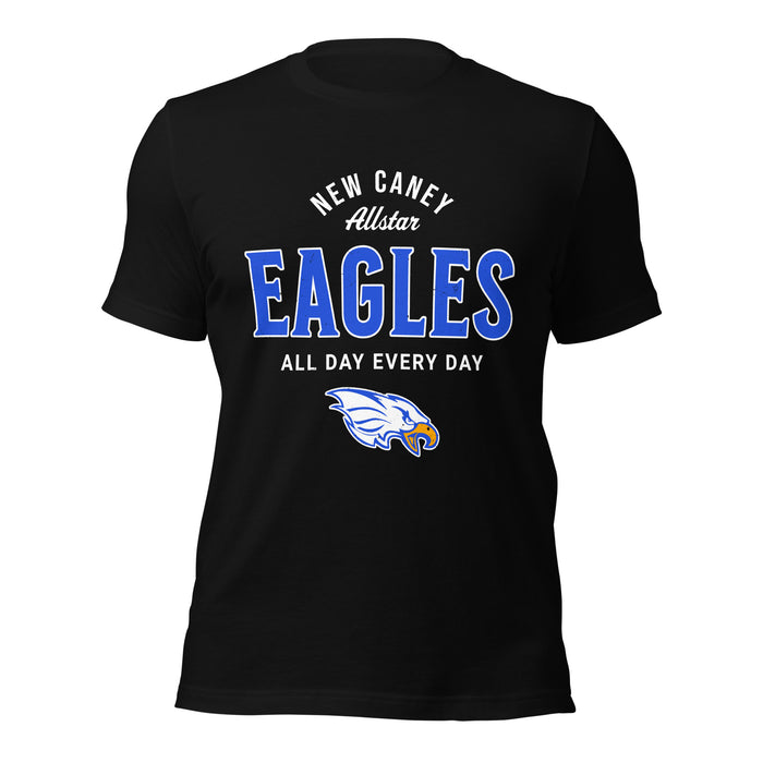 New Caney High School Eagles Black Premium Unisex T-shirt 040