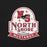 Close-up view of North Shore High School Mustangs Black Premium Unisex T-shirt 219