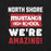 Close-up view of North Shore High School Mustangs Black Premium Unisex T-shirt 231