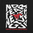 Close-up view of North Shore High School Mustangs Black Premium Unisex T-shirt 236