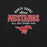 Close-up view of North Shore High School Mustangs Black Premium Unisex T-shirt 040