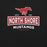 Close-up view of North Shore High School Mustangs Black Premium Unisex T-shirt 202