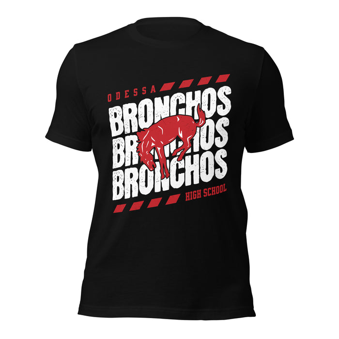 Odessa High School Bronchos Black Premium Unisex T-shirt 223
