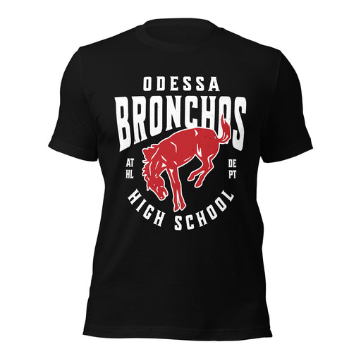 Odessa High School Bronchos Black Premium Unisex T-shirt 213