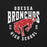 Close-up view of Odessa High School Bronchos Black Premium Unisex T-shirt 213