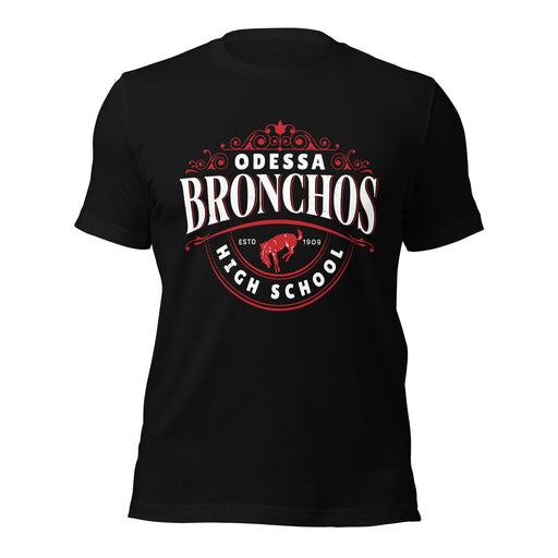 Odessa High School Bronchos Black Premium Unisex T-shirt 211