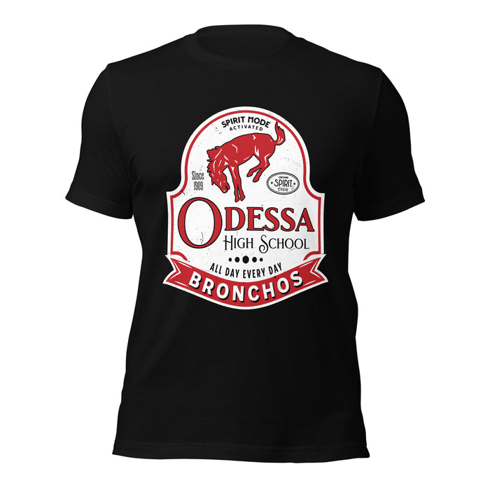 Odessa High School Bronchos Black Premium Unisex T-shirt 219