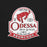 Close-up view of Odessa High School Bronchos Black Premium Unisex T-shirt 219