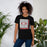Woman wearing Odessa High School Bronchos Black Premium Unisex T-shirt 235