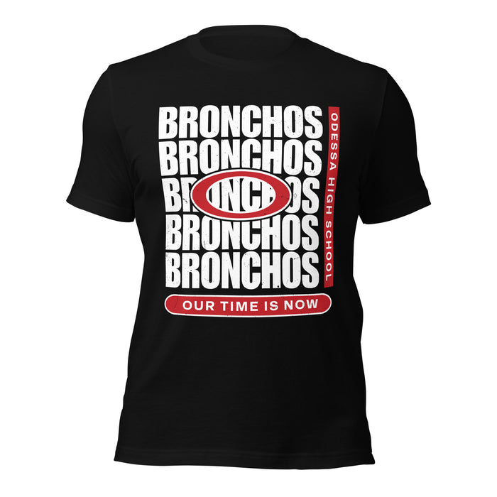 Odessa High School Bronchos Black Premium Unisex T-shirt 235