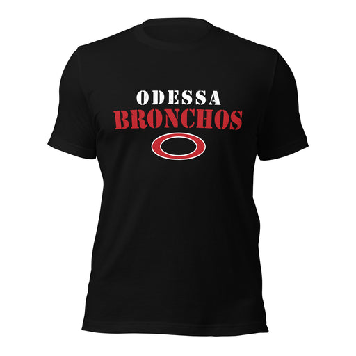 Odessa High School Bronchos Black Premium Unisex T-shirt 017