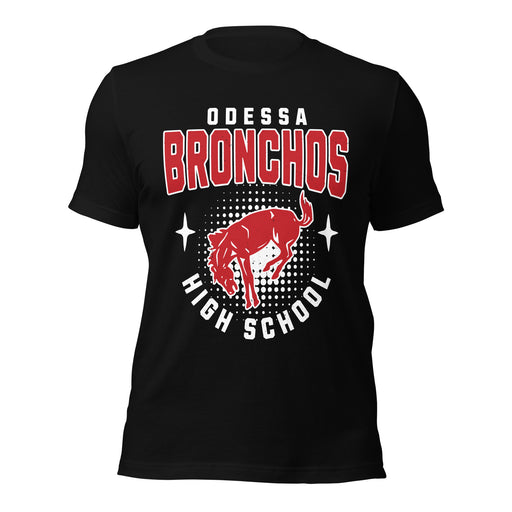 Odessa High School Bronchos Black Premium Unisex T-shirt 204
