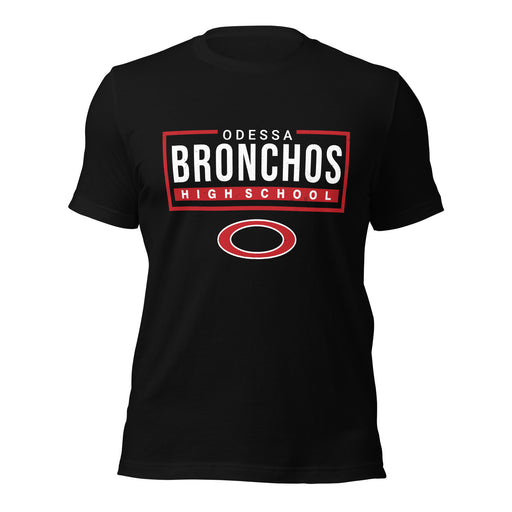 Odessa High School Bronchos Black Premium Unisex T-shirt 049