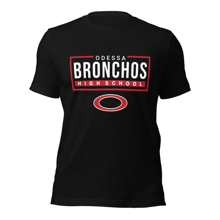 Odessa High School Bronchos Black Premium Unisex T-shirt 049