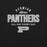 Close-up view of Permian High School Panthers Black Premium Unisex T-shirt 040