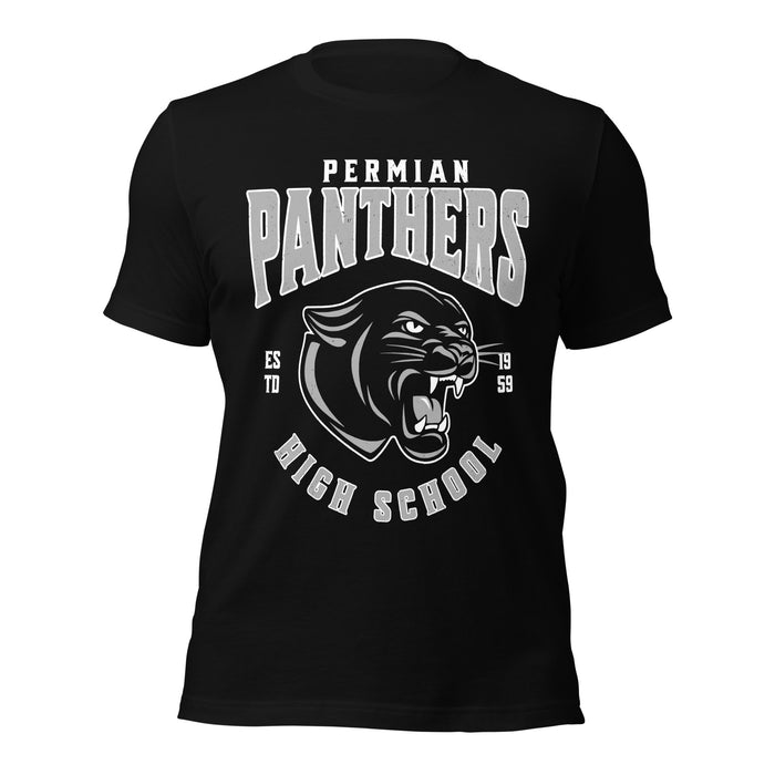 Permian High School Panthers Black Premium Unisex T-shirt 213