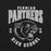 Close-up view of Permian High School Panthers Black Premium Unisex T-shirt 213