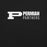 White 'P' logo with 'Permian Panthers' text on a black background - premium t-shirts design 200