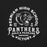 Close-up view of Permian High School Panthers Black Premium Unisex T-shirt 206