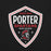 Close-up view of Porter High School Spartans Black Premium Unisex T-shirt 225