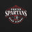 Close-up view of Porter High School Spartans Black Premium Unisex T-shirt 211