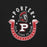 Close-up view of Porter High School Spartans Black Premium Unisex T-shirt 229