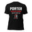 Porter High School Spartans Black Premium Unisex T-shirt 003