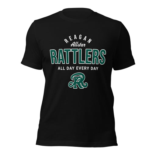 Reagan High School Rattlers Black Premium Unisex T-shirt 040