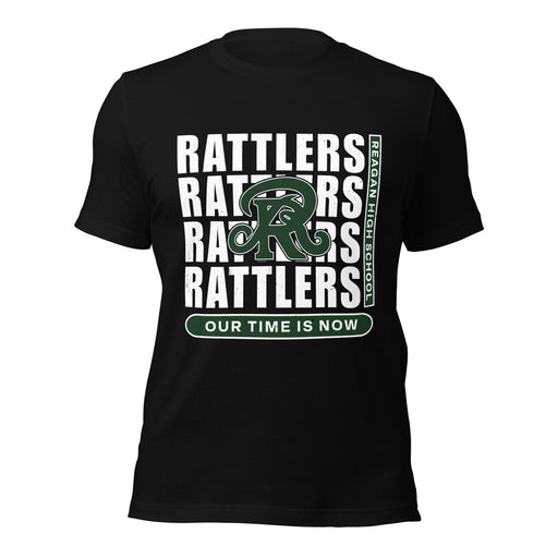 Reagan High School Rattlers Black Premium Unisex T-shirt 235