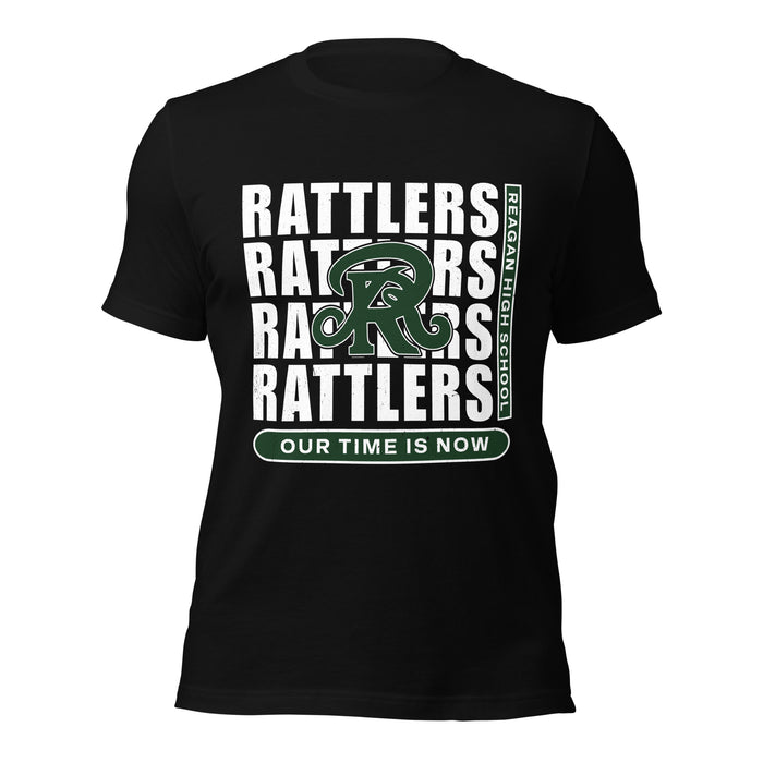 Reagan High School Rattlers Black Premium Unisex T-shirt 235