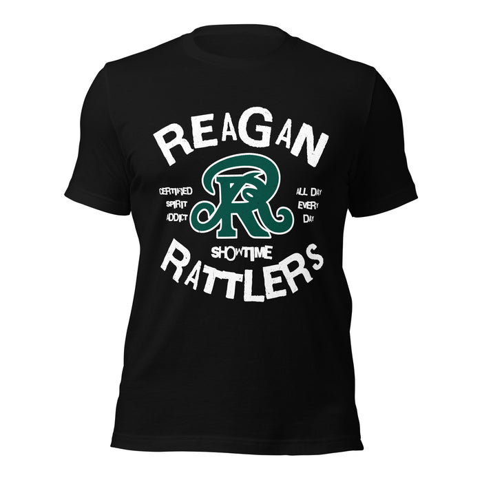 Reagan High School Rattlers Black Premium Unisex T-shirt 228